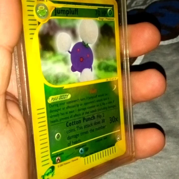 Pokemon | Toys | Foil Jumpluff Pokemon Card | Poshmark